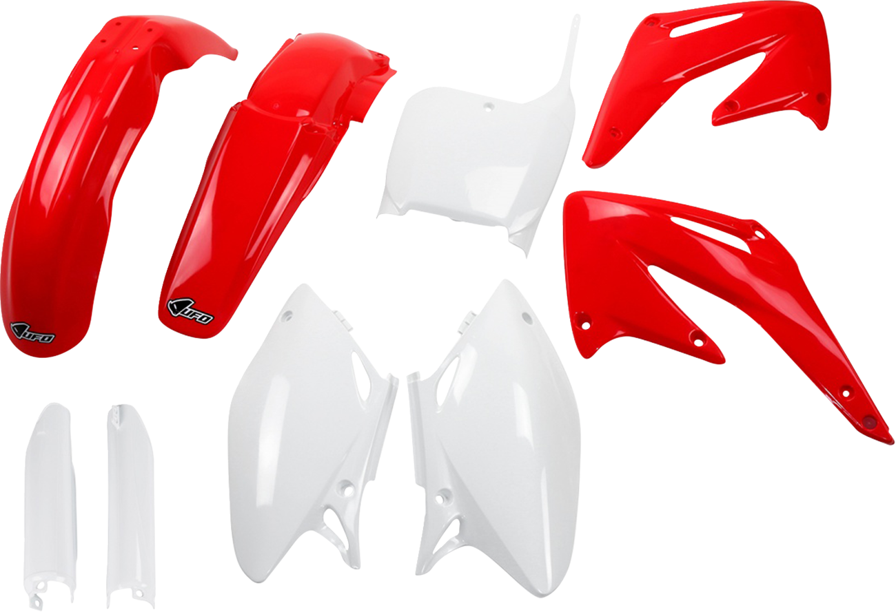 UFO Body Kit - OEM Red/White - Honda - CRF '02-'03 HOKIT106F@999