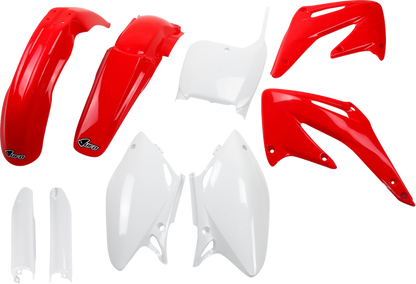 UFO Body Kit - OEM Red/White - Honda - CRF '02-'03 HOKIT106F@999