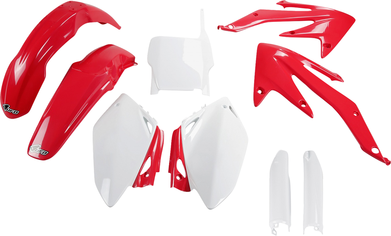 UFO Body Kit - OEM Red/White - Honda - CRF '05-'06 HOKIT108F@999