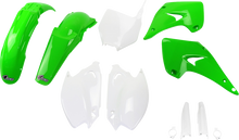 UFO Body Kit - OEM Green/White - Kawasaki - KX '06-'08 KAKIT201F@999