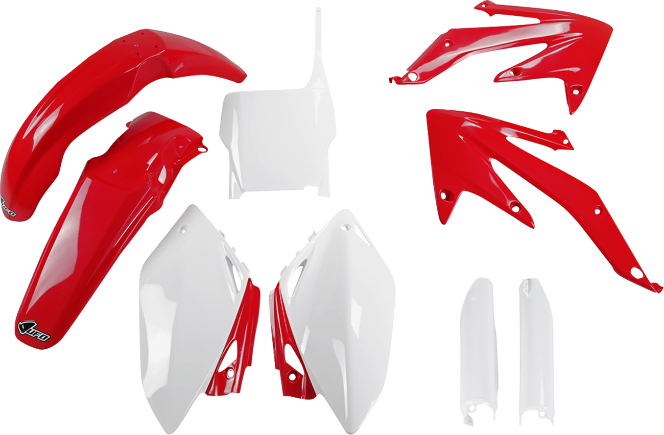 UFO Body Kit - OEM Red/White - Honda - CRF '07 HOKIT110F@999