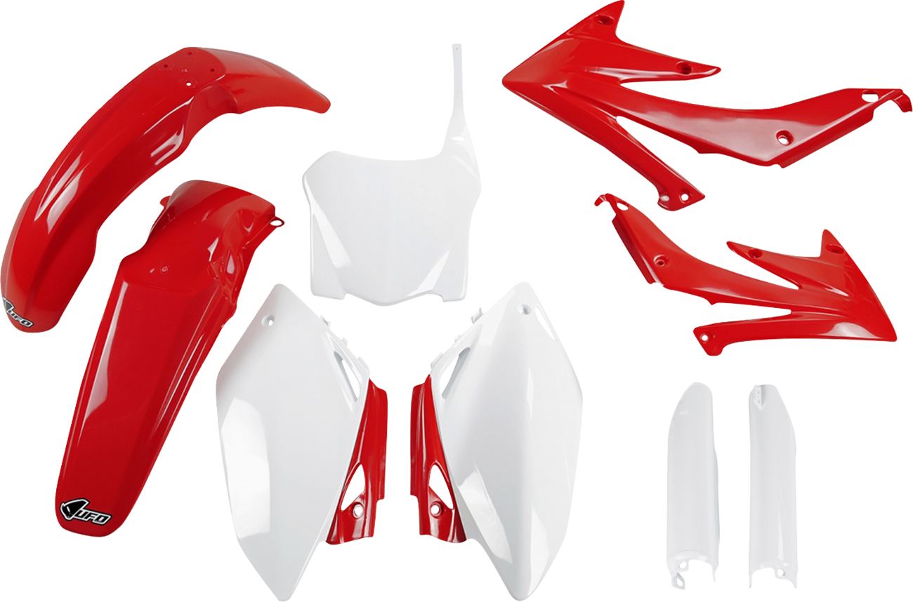 UFO Body Kit - OEM Red/White - Honda - CRF '08 HOKIT110BF@999