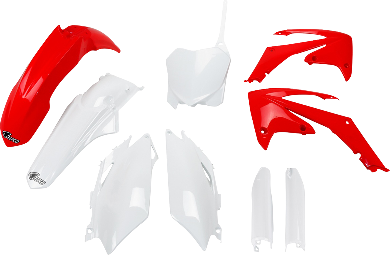 UFO Body Kit - OEM Red/White - Honda - CRF '11-'13 HOKIT115F@999