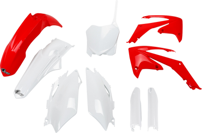 UFO Body Kit - OEM Red/White - Honda - CRF '11-'13 HOKIT115F@999