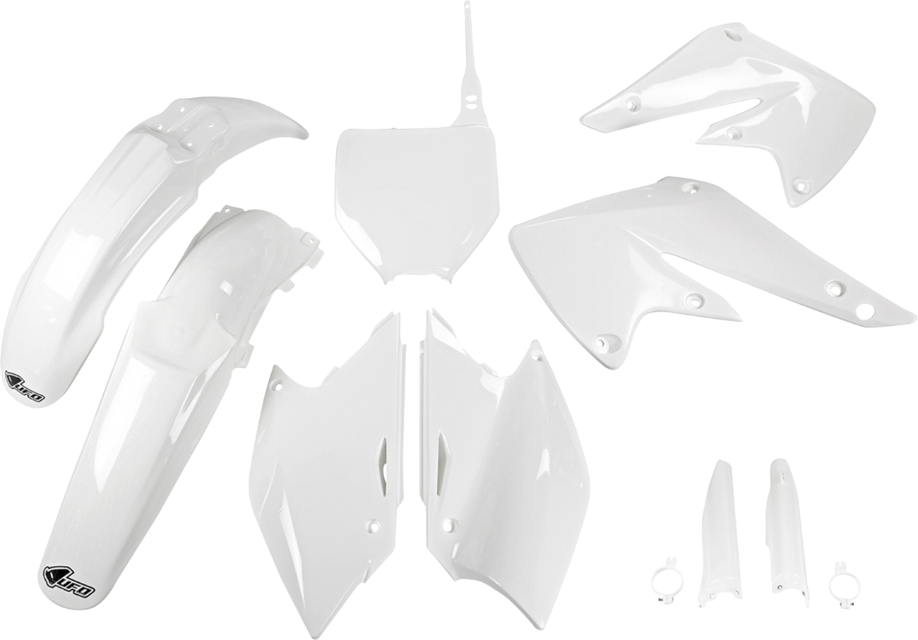 UFO Body Kit - White - Kawasaki - KXF '04-'05 KAKIT203F@047