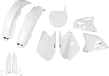 UFO Body Kit - White - Suzuki - RM '01-'05 SUKIT402F@041