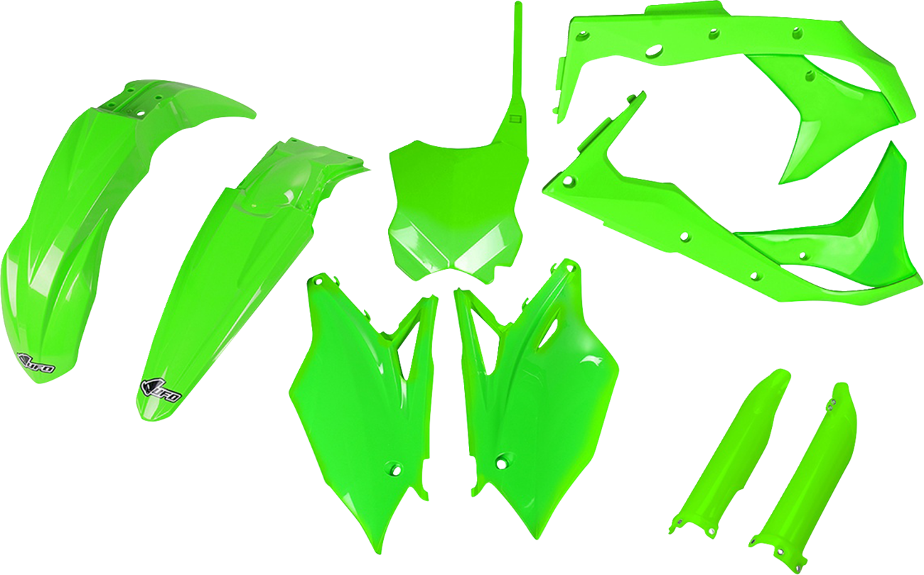 UFO Body Kit - Neon Green - Suzuki - KXF '17 KAKIT224F@AFLU