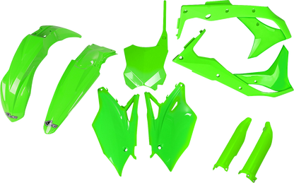 UFO Body Kit - Neon Green - Suzuki - KXF '17 KAKIT224F@AFLU