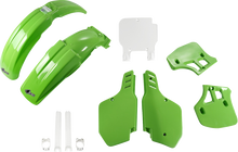 UFO Body Kit - '89/'90/'92 OEM Green/White - Kawasaki - KX '89-'92 KAKIT189F@999