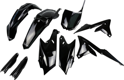 UFO Body Kit - Black - Yamaha - YZ '14-'18 YAKIT318F@001