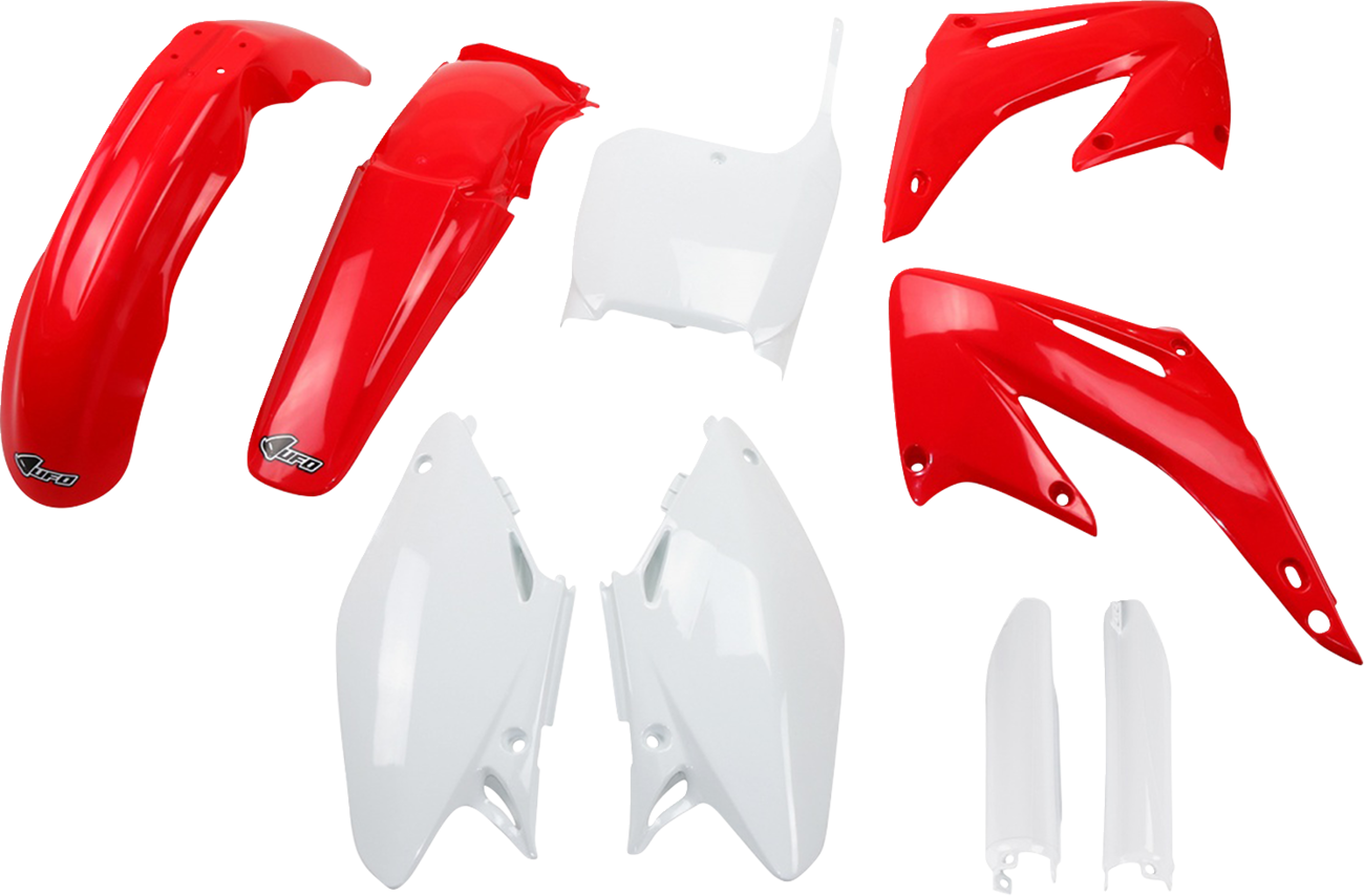 UFO Body Kit - OEM Red/White - Honda - CR '02-'03 HOKIT101F@999