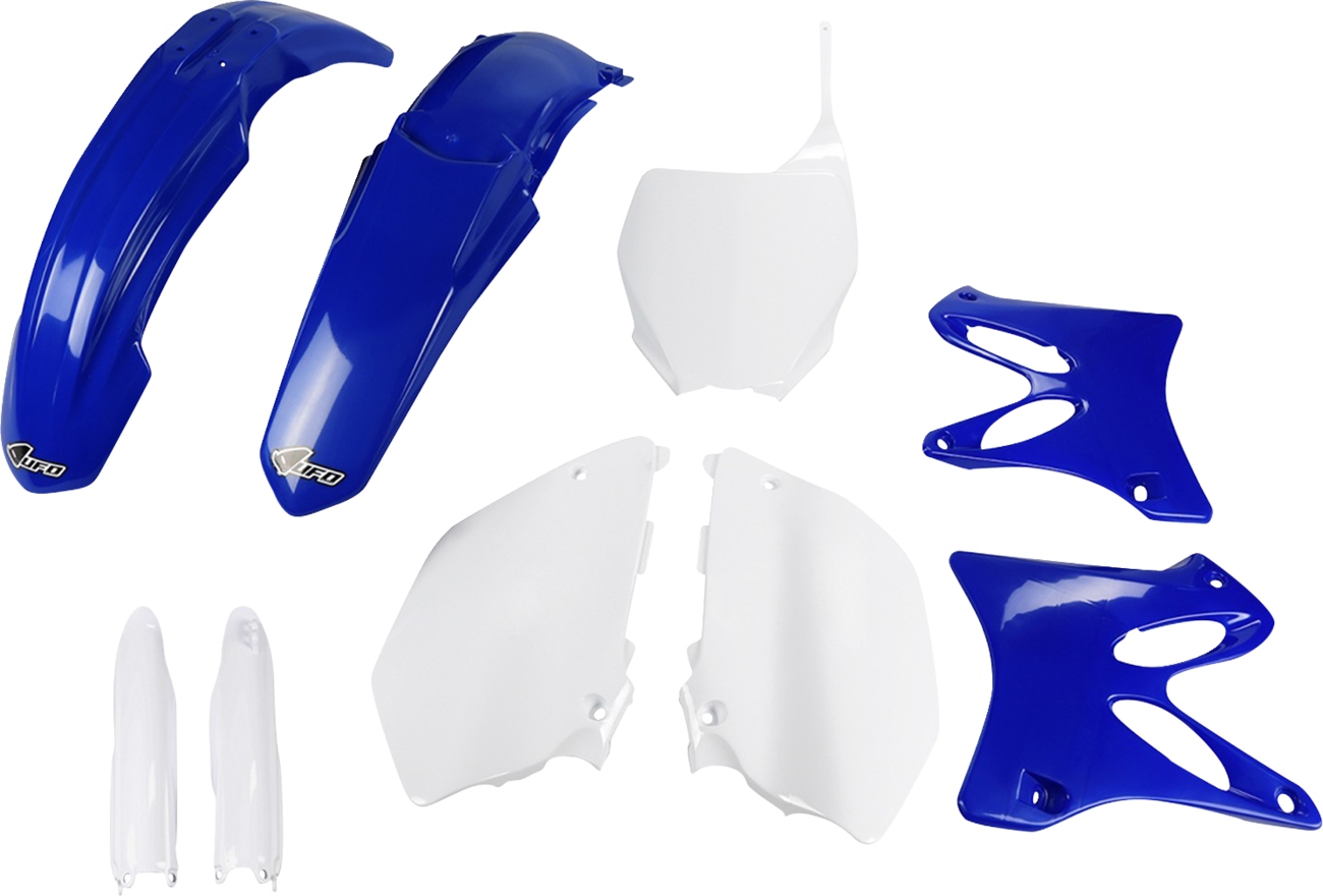 UFO Body Kit - '08-'14 OEM Blue/White - Yamaha - YZ '08-'14 YAKIT307F@999