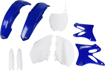 UFO Body Kit - '08-'14 OEM Blue/White - Yamaha - YZ '08-'14 YAKIT307F@999