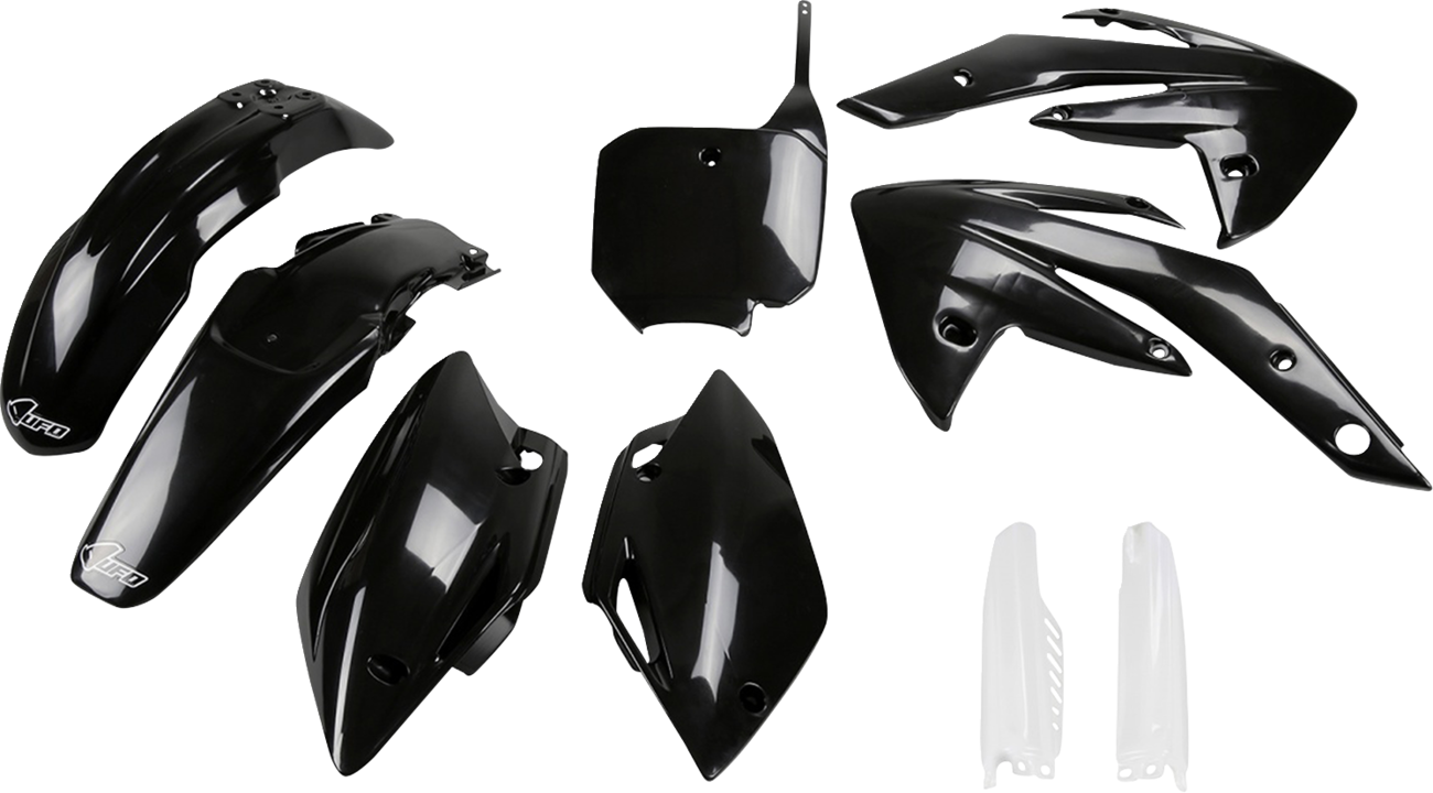 UFO Body Kit - Black/White - Honda - CRF '07-'25 HOKIT111F@001
