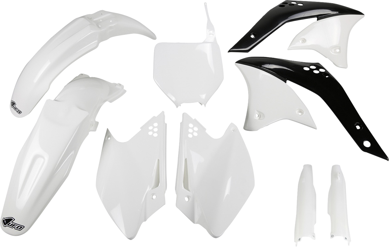 UFO Body Kit - White/Black - Kawasaki - KXF '07 KAKIT208F@047