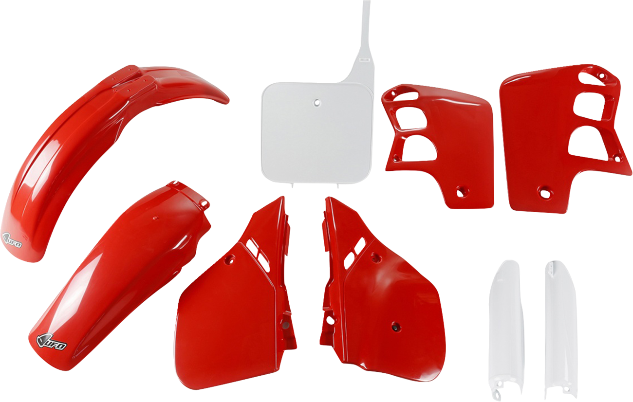 UFO Body Kit - '89 OEM Red/White - Honda - CR '89-'90 HOKIT091F@999