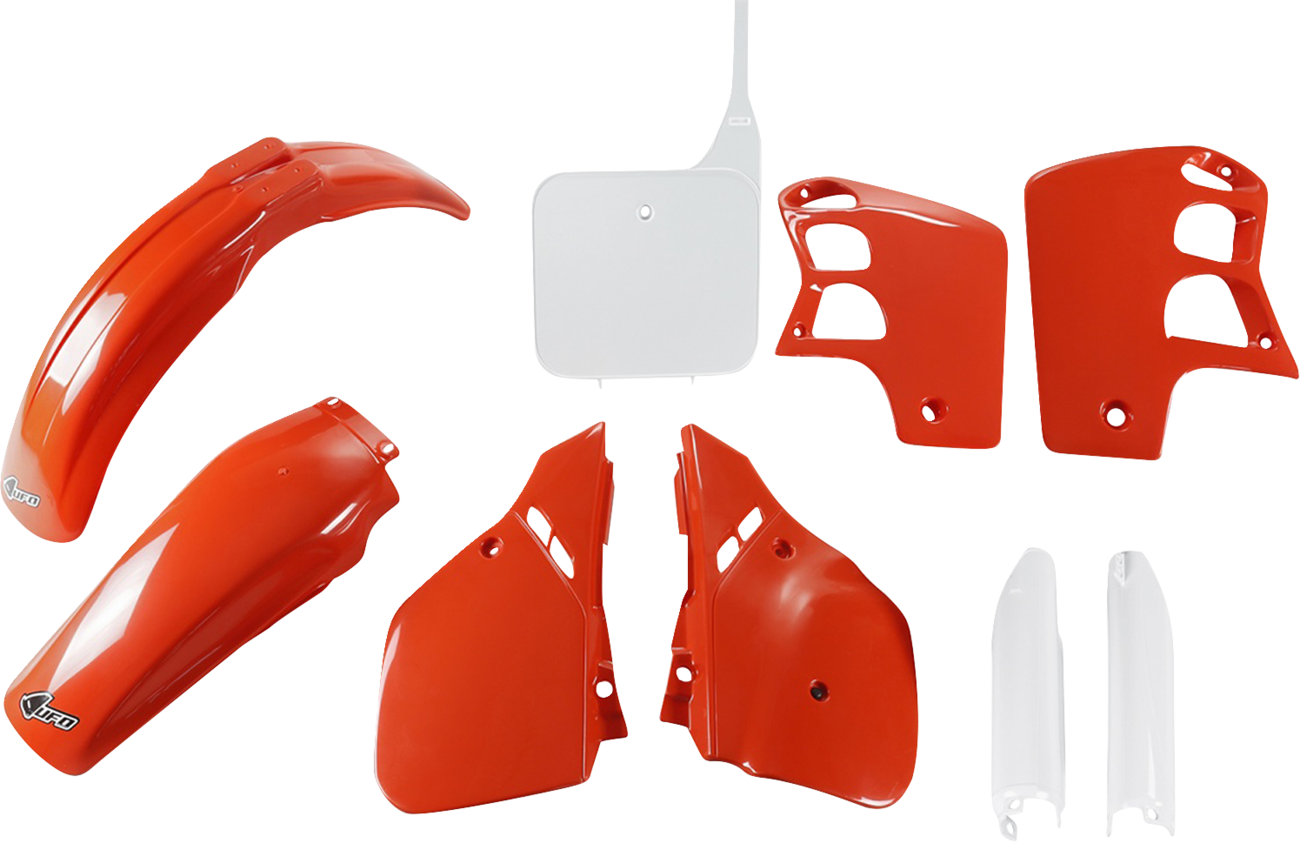 UFO Body Kit - '90 OEM Red/White - Honda - CR '89-'90 HOKIT091F@999W