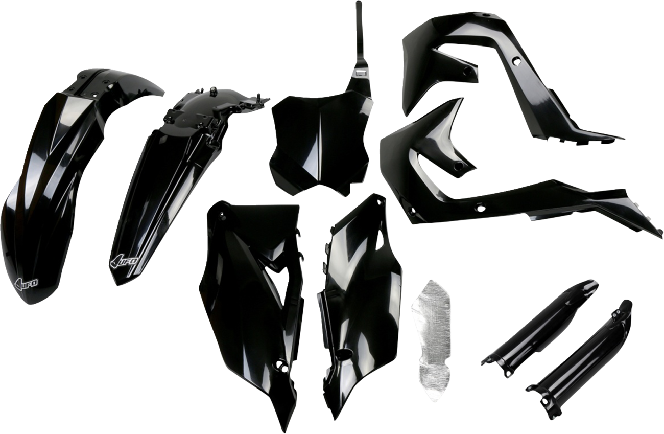 UFO Body Kit - Black - Kawasaki - KX '19-'24 KAKIT227F@001