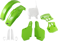 UFO Body Kit - OEM Green/White - Kawasaki - KX '96-'99 KAKIT186F@999