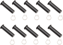 DRAG SPECIALTIES Pivot Pin/Clip Kit - Lever - 10 Pack - Black 74112B