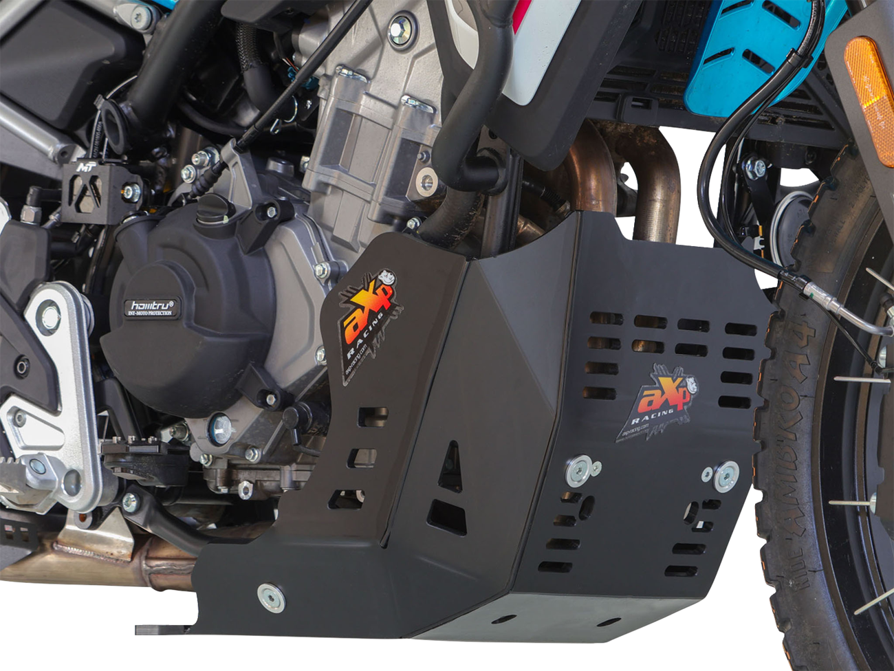 AXP RACING Adventure Skid Plate - Black - CF Moto - Ibex '25-'26 AX1766