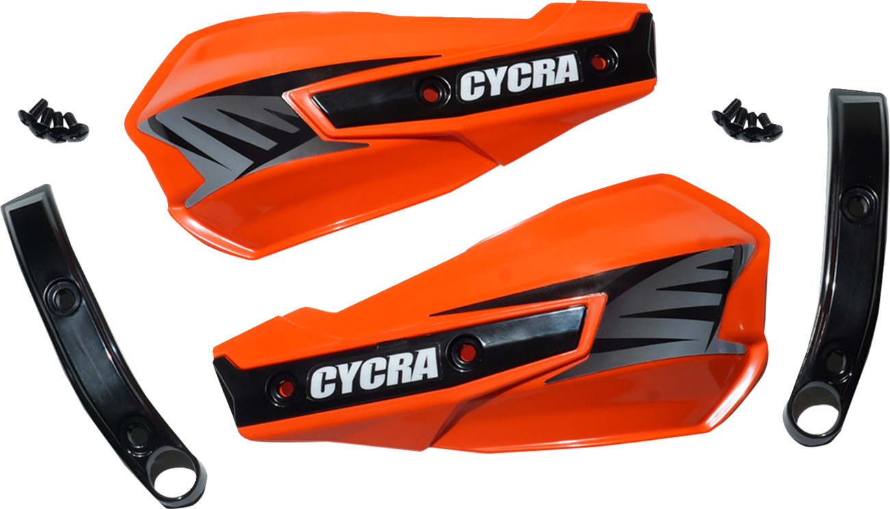 CYCRA Replacement Vortex Handshields w/ Abrasion Guards - Orange  1CYC-1029-22