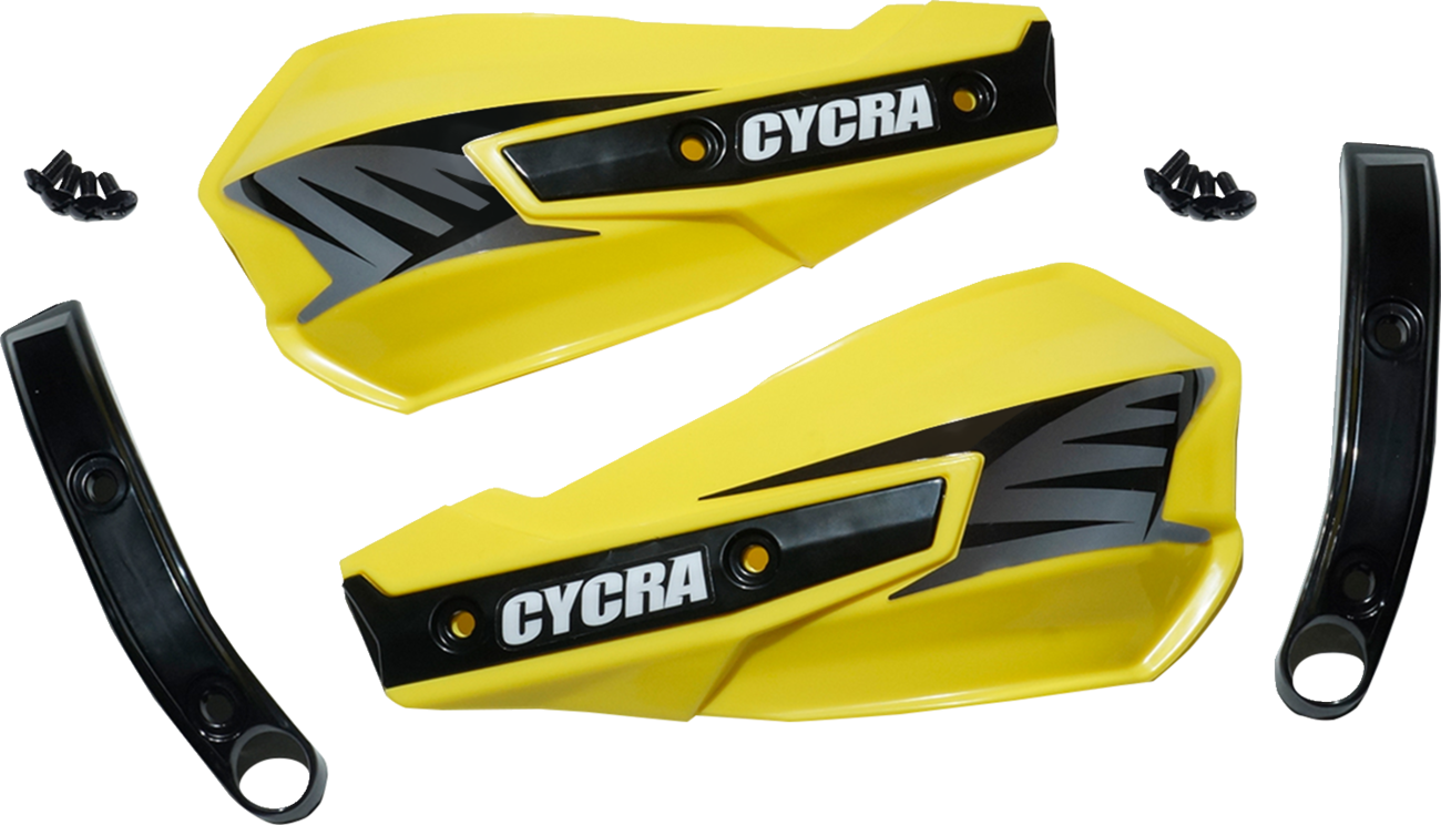 CYCRA Replacement Vortex Handshields w/ Abrasion Guards - Yellow  1CYC-1029-55
