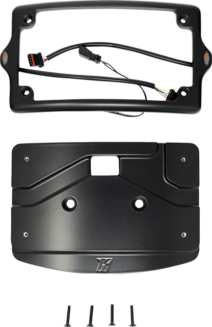KODLIN USA 3-in-1 Mount Kit - License Plate - Cureved - Black KUS20302
