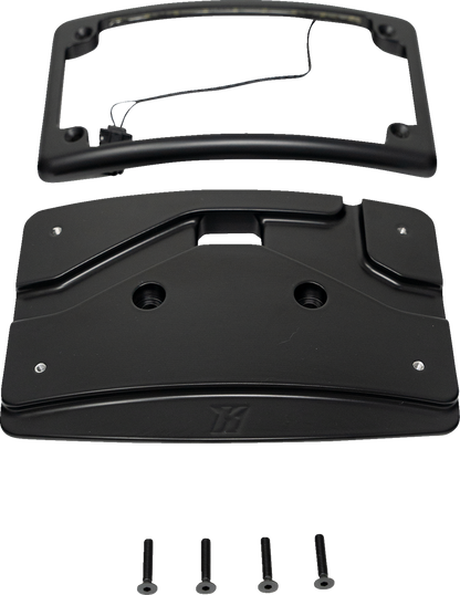 KODLIN USA Mount Kit - License Plate - Cureved - Black KUS20102