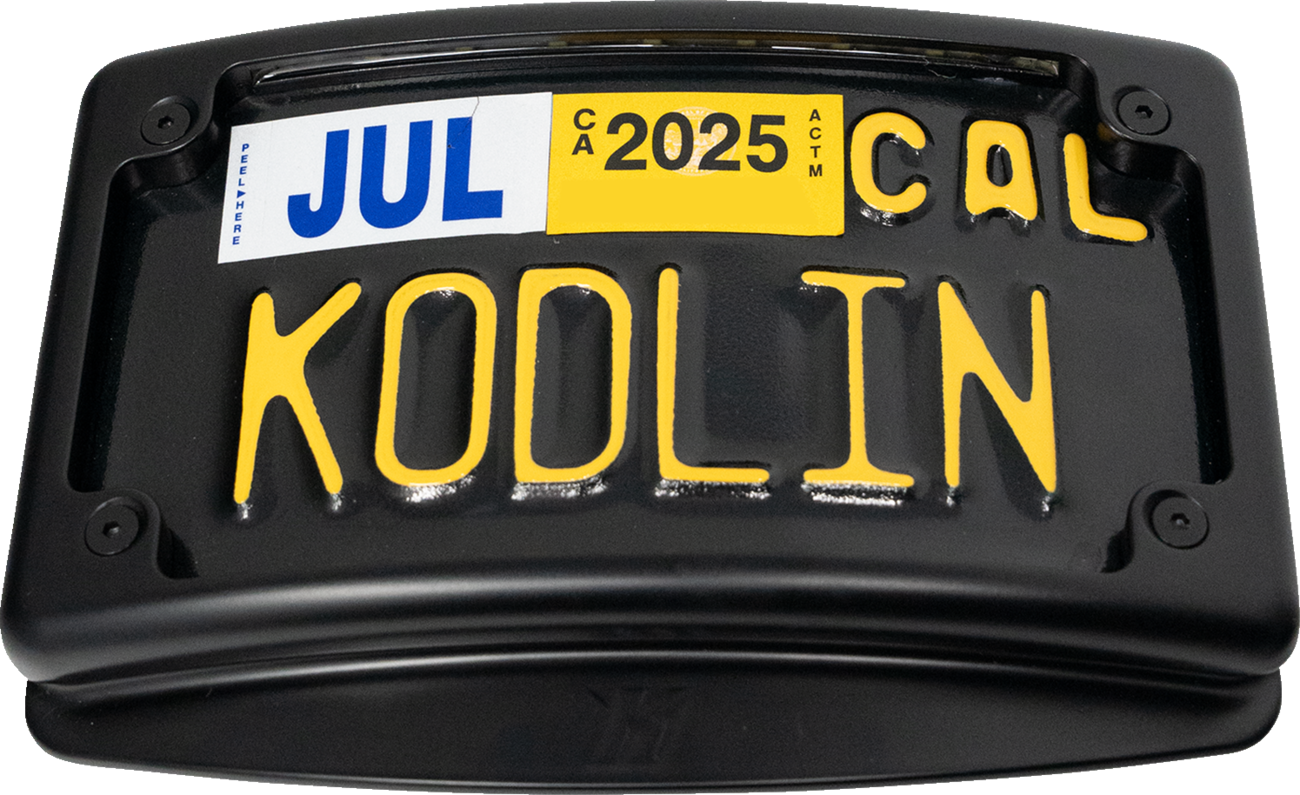 KODLIN USA Mount Kit - License Plate - Cureved - Black KUS20102