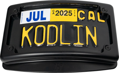 KODLIN USA Mount Kit - License Plate - Cureved - Black KUS20102