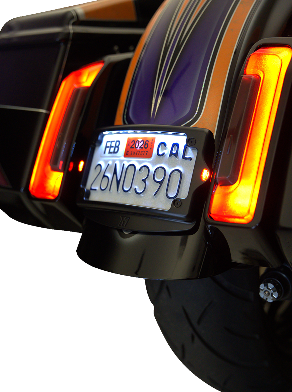 KODLIN USA 3-in-1 Mount Kit - License Plate - Cureved - Black KUS20302