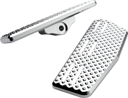 LA CHOPPERS Mini Floorboards - Driver - Chrome LA-P101-01C