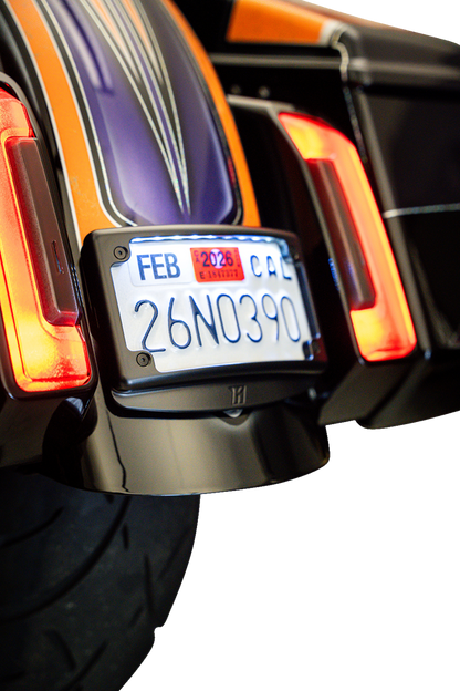 KODLIN USA Mount Kit - License Plate - Cureved - Black KUS20102