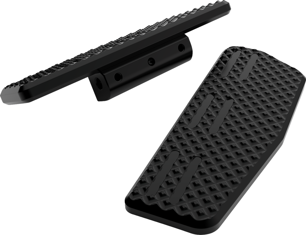 LA CHOPPERS Mini Floorboards - Passenger - Black LA-P101-03B
