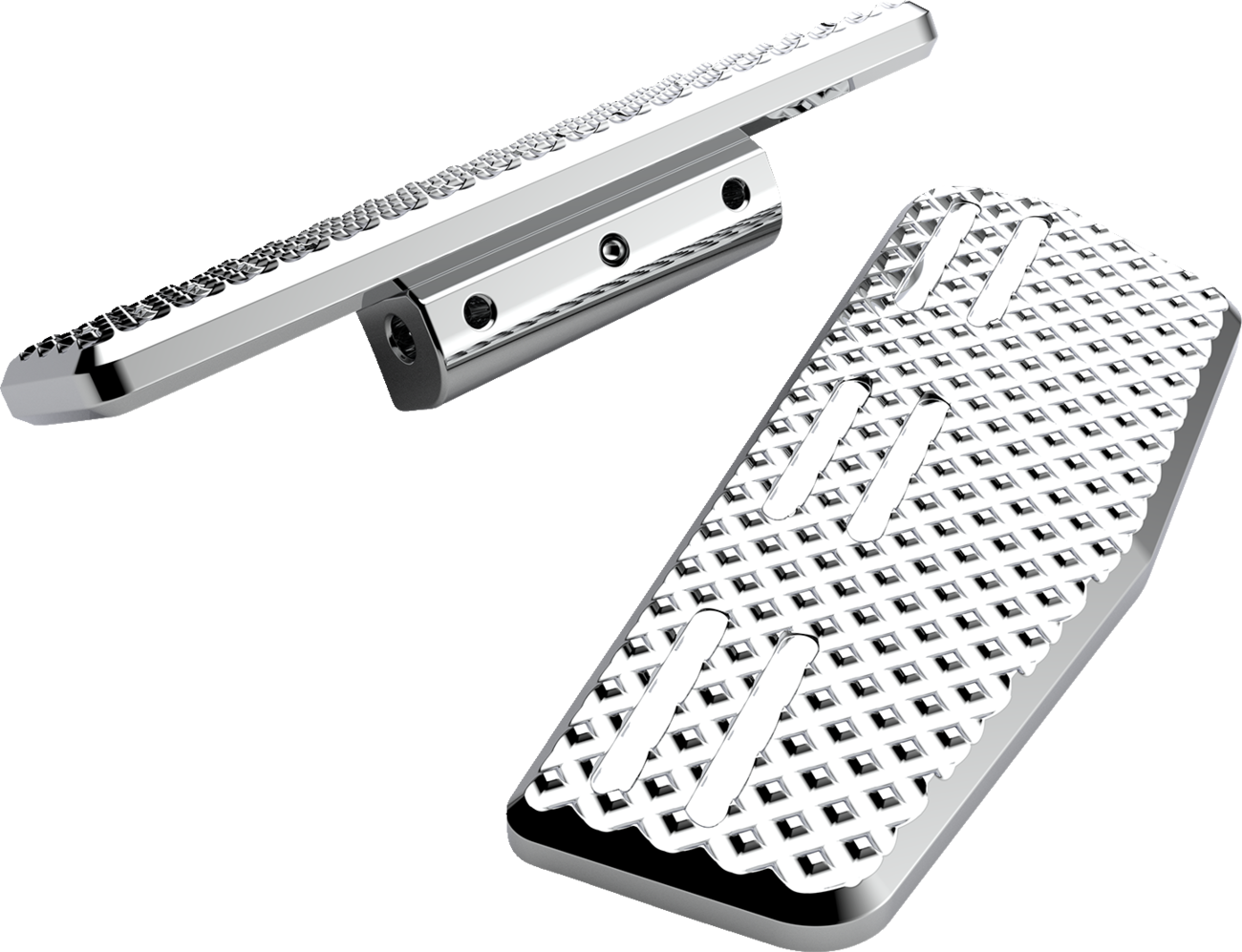 LA CHOPPERS Mini Floorboards - Passenger - Chrome LA-P101-03C