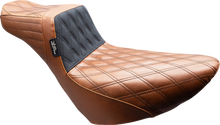 LE PERA Tailwhip Daddy Long Legs Seat - Brown - Double Diamond - Black Stitch - FL/FX '18-'25 LYR-580DLTDV01