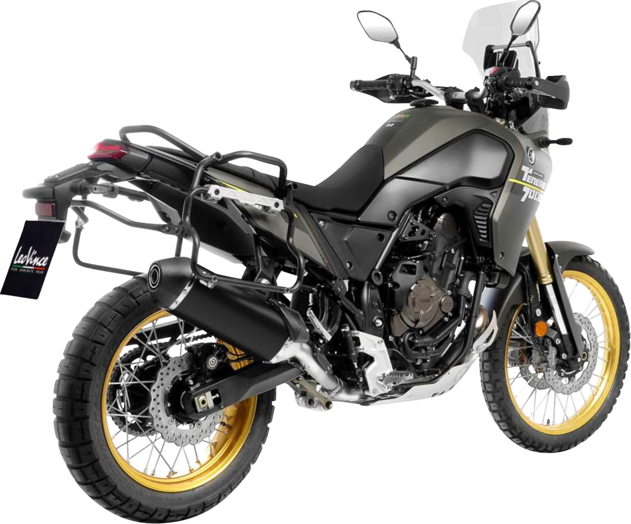 LEOVINCE LV-14 Slip-On Muffler - Black Edition - Tenere 700 15609BU