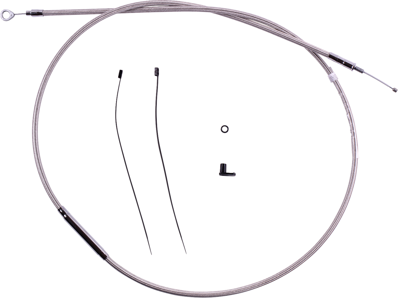MAGNUM SHIELDING Redesigned Polished Stainless Clutch Cable - 66-11/16" 5223-66