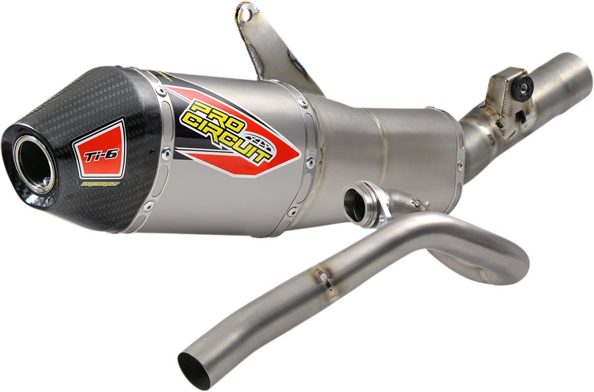 PRO CIRCUIT Ti-6 Titanium Exhaust System - Honda 450 0312145F
