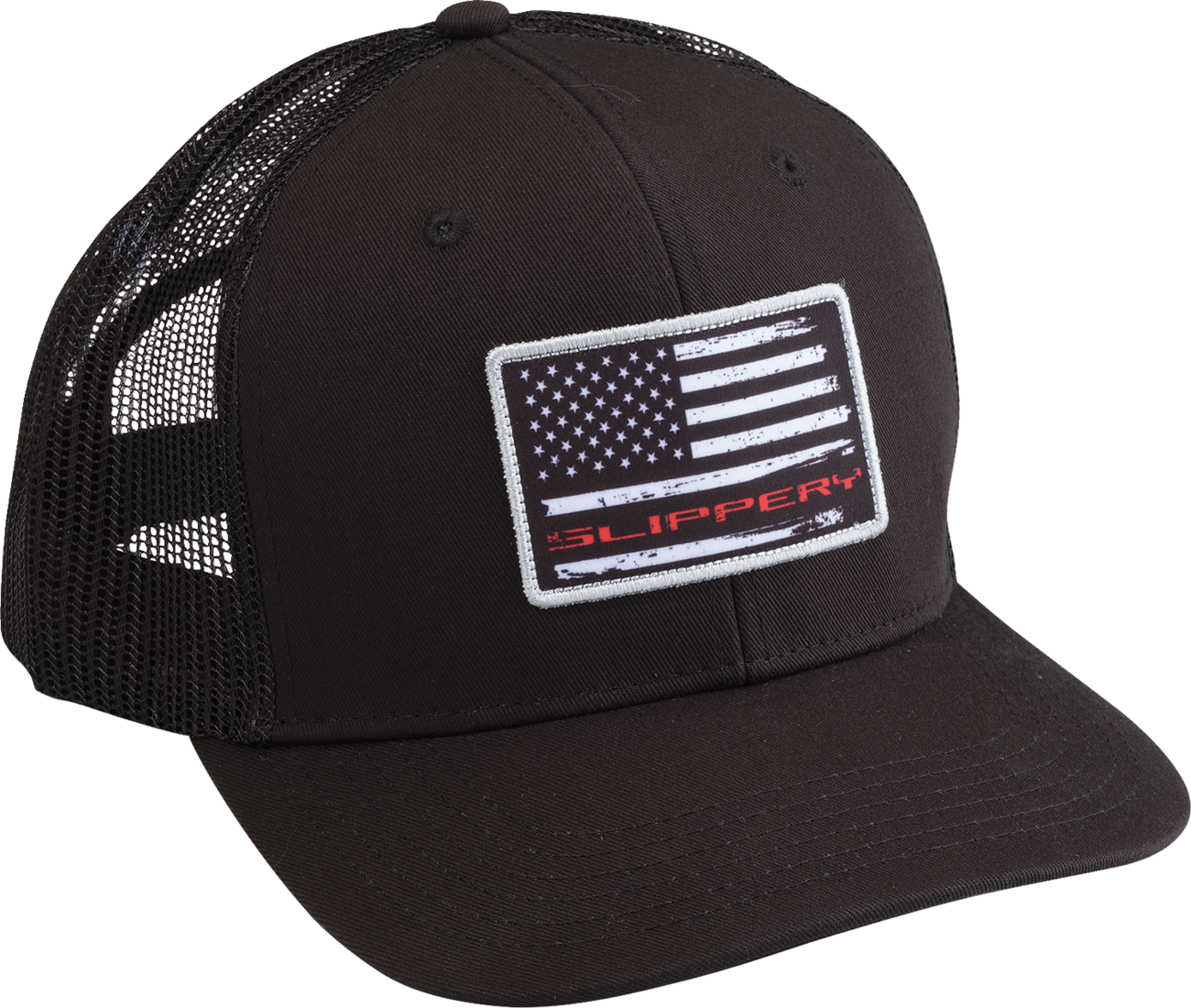 SLIPPERY Flag Hat - Black 2501-4500
