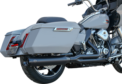 S&S CYCLE 2-into-1 GNX Exhaust System - Race Only - Guardian Black - Touring 550-1167