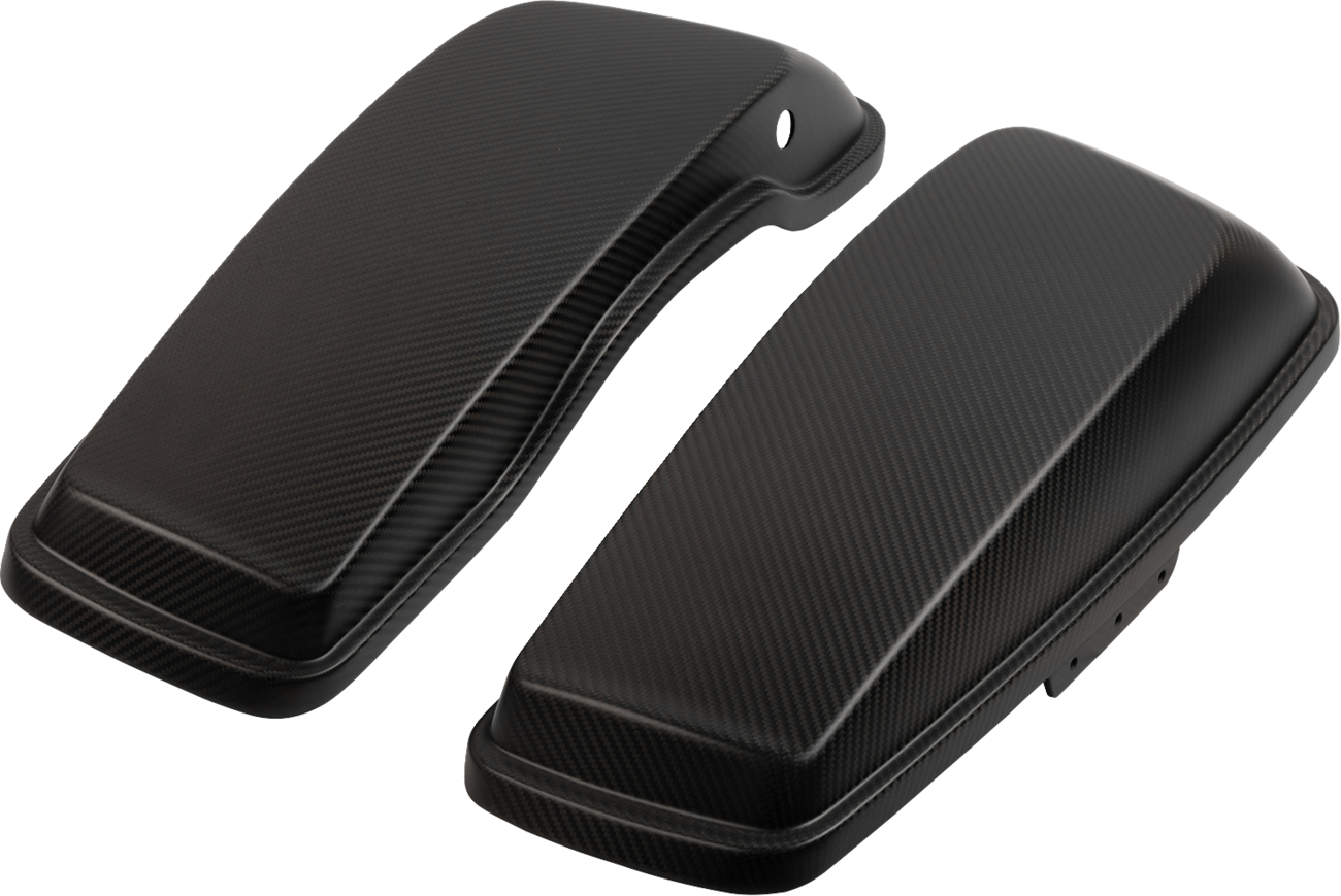 SLYFOX Saddlebag Lids - Carbon Matte - FL '14-'23 1020-SBLC-M