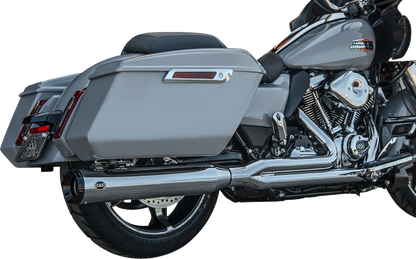 S&S CYCLE 2-into-1 GNX Exhaust System - Race Only - Chrome - Touring 550-1168