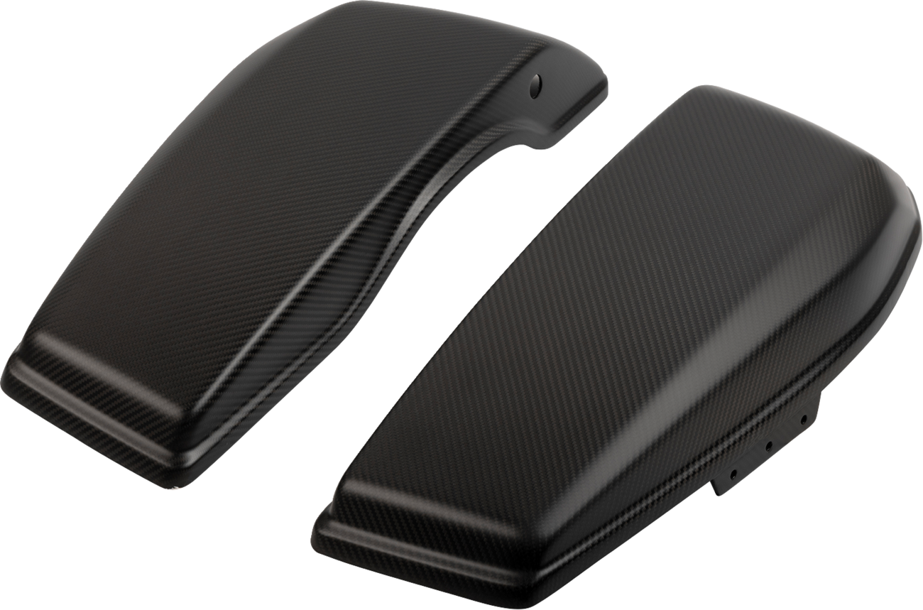 SLYFOX Saddlebag Lids - Carbon Matte - FL '24-'25 1022-SBLC-M