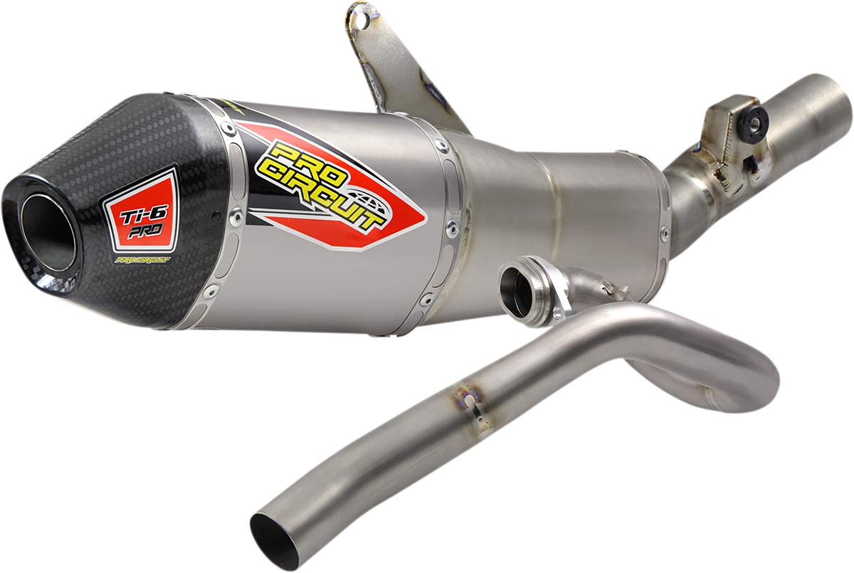 PRO CIRCUIT Ti-6 Pro Titanium Exhaust System - Honda 450 0312145FP