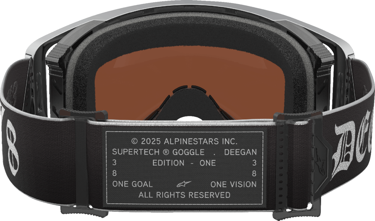 ALPINESTARS GOGGLES Supertech Goggle - Deegan 38 XXV - Silver Mirror Lens 5100926-1884