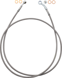 FAT BAGGERS INC. EZ Install Brake Line - 66" - Stainless Steel Braid 110066