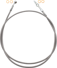 FAT BAGGERS INC. EZ Install Brake Line - 67" - Stainless Steel Braid 120067