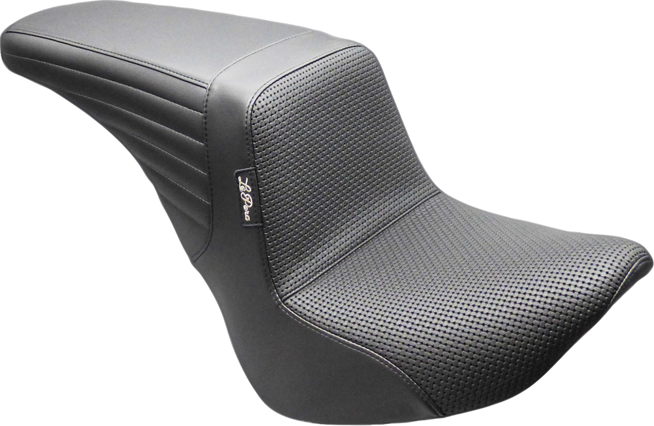 LE PERA Kickflip Up Front Seat - Basketweave - Black - FL/FX '18-'25 LYU-590BW